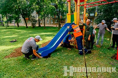 Два новых спортивных городка появились в Новополоцке. Рассказываем где